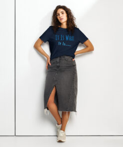 Alternative view of Women’s organic ribbed neck t-shirt
